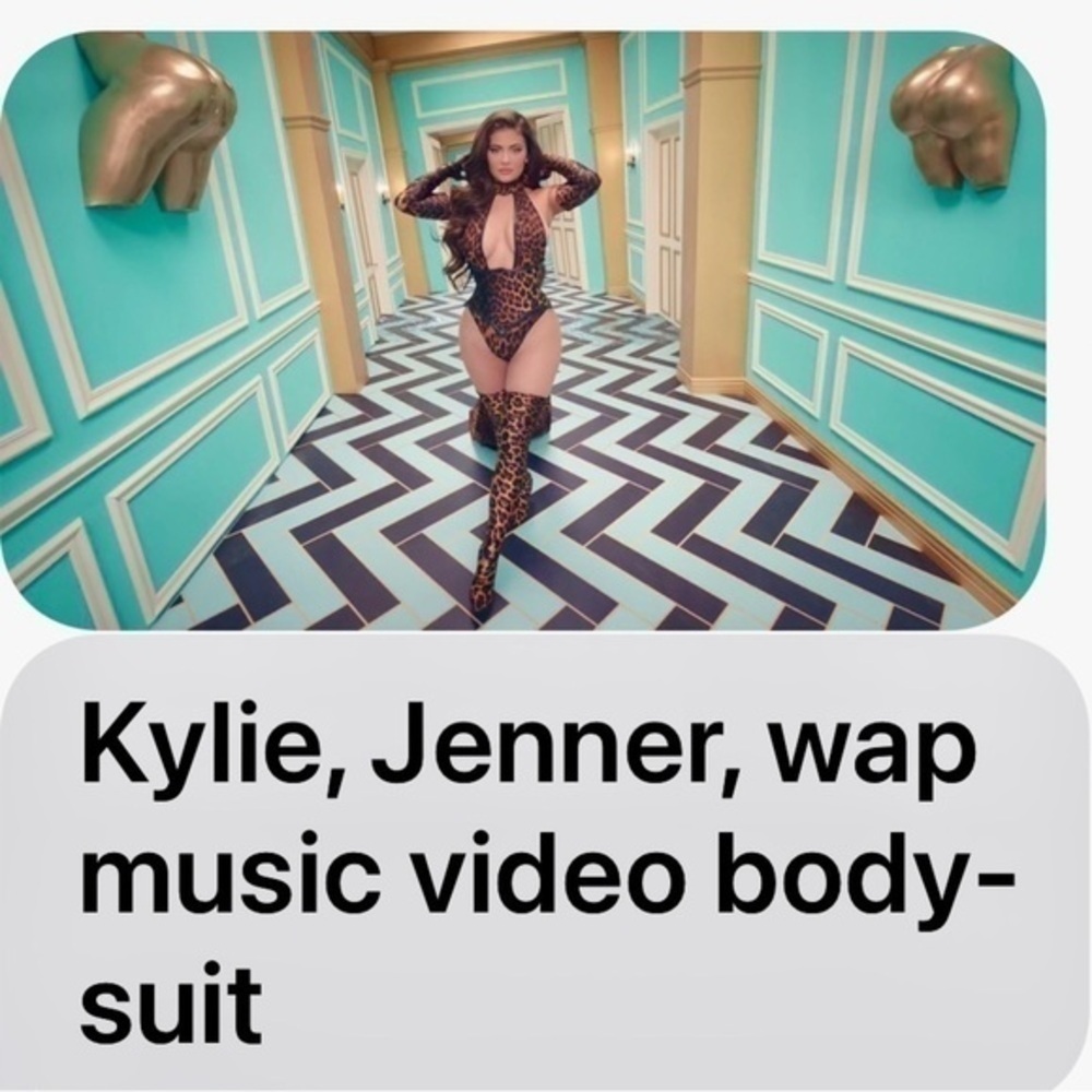 G string bathing suit , leopard 🐆 print sizeL, Kylie Jenner bathing suit - Picture 8 of 8